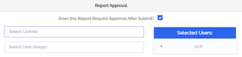 Report Approval